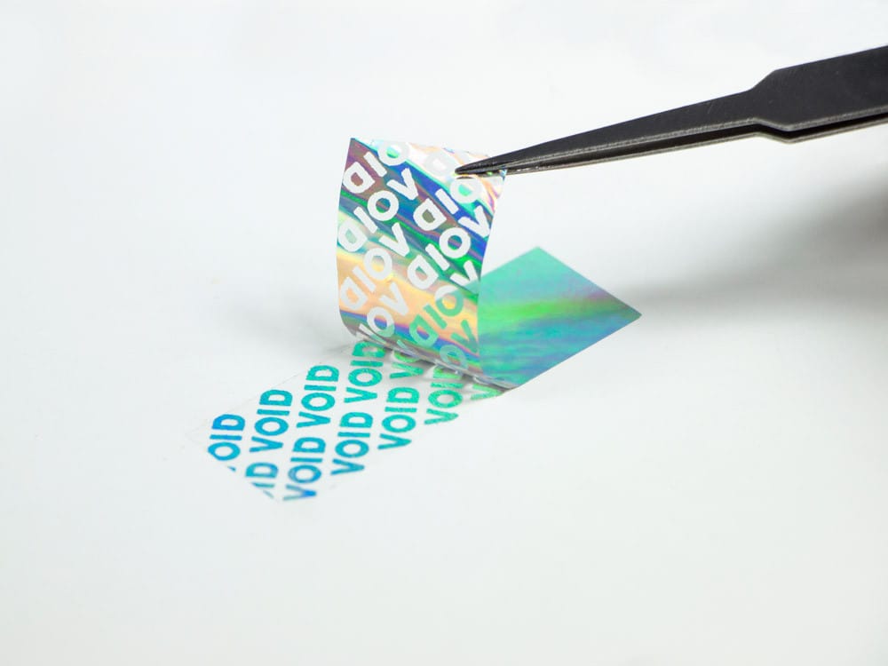 Etiquetas tamper evident
